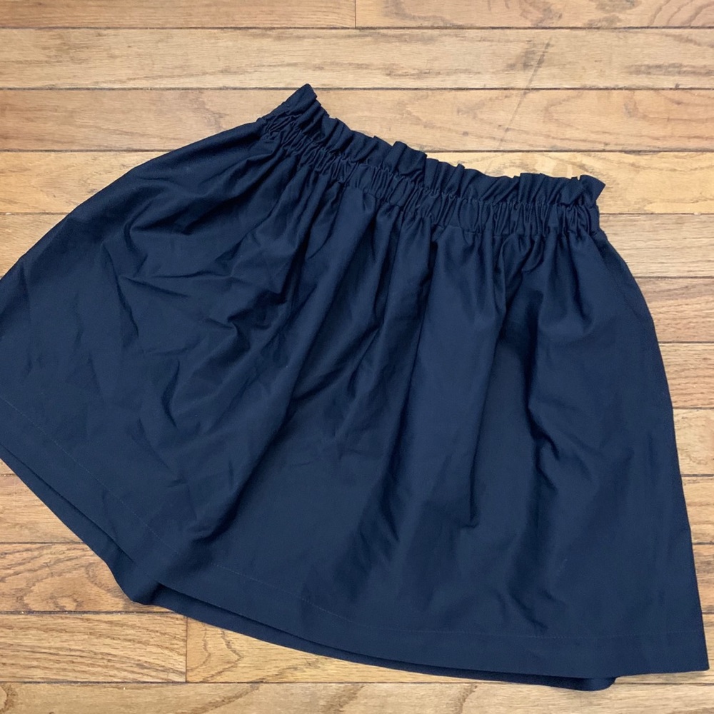 Navy Blue Zara Skirt with stretchy waste